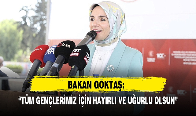 "TÜM GENÇLERİMİZ İÇİN HAYIRLI VE UĞURLU OLSUN"