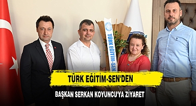 Türk Eğitim-Sen'den Başkan Serkan Koyuncu'ya Ziyaret