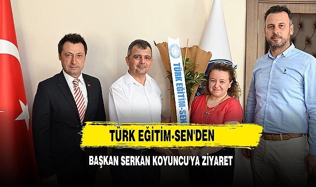 Türk Eğitim-Sen'den Başkan Serkan Koyuncu'ya Ziyaret