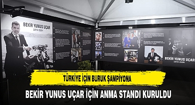 Türkiye İçin Buruk Şampiyona Bekir Yunus Uçar İçin Anma Standı Kuruldu