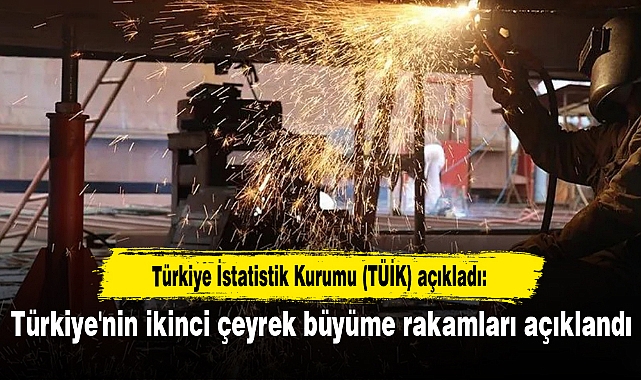 Türkiye'nin ikinci çeyrek büyüme rakamları açıklandı