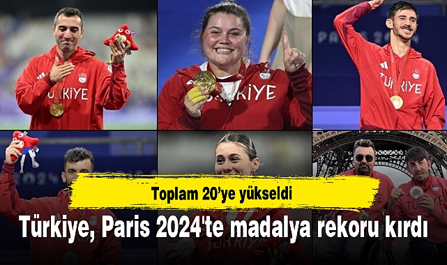 Türkiye, Paris 2024'te madalya rekoru kırdı