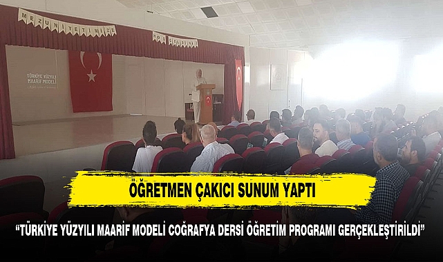 “Türkiye Yüzyılı Maarif Modeli Coğrafya Dersi Öğretim Programı” Semineri Düzenlendi