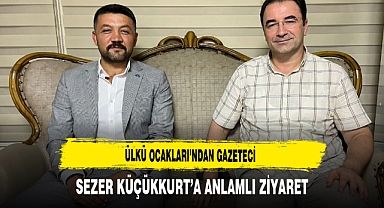 Ülkü Ocakları’ndan Gazeteci Sezer Küçükkurt’a Anlamlı Ziyaret
