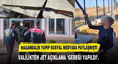 VALİLİKTEN JET AÇIKLAMA GEREĞİ YAPILDI.