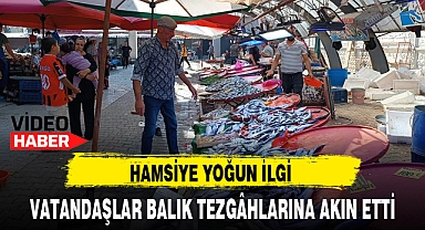 VATANDAŞLAR BALIK TEZGÂHLARINA AKIN ETTİ