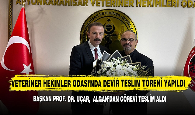 Veteriner Hekimler Odası'nda Devir Teslim Töreni Yapıldı