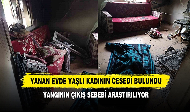 Yanan Evde Yaşlı Kadının Cesedi Bulundu