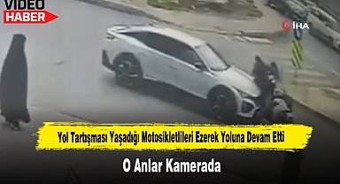 Yol Tartışması Yaşadığı Motosikletlileri Ezerek Yoluna Devam Etti
