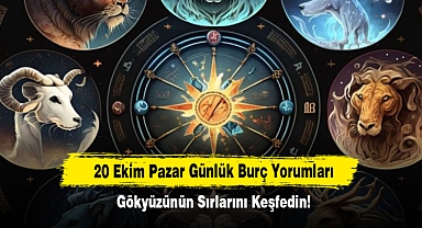 20 Ekim Pazar Günlük Burç Yorumları: Gökyüzünün Sırlarını Keşfedin!