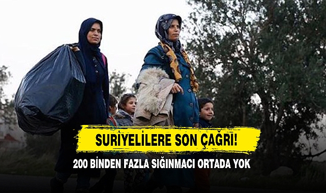 200 Binden Fazla Sığınmacı Ortada Yok!