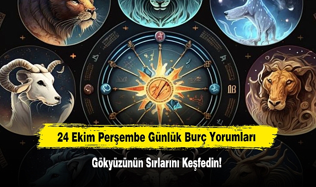 24 Ekim Perşembe Günlük Burç Yorumları: Gökyüzünün Sırlarını Keşfedin!