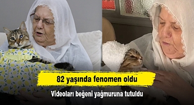 82 yaşında fenomen oldu! Videoları beğeni yağmuruna tutuldu