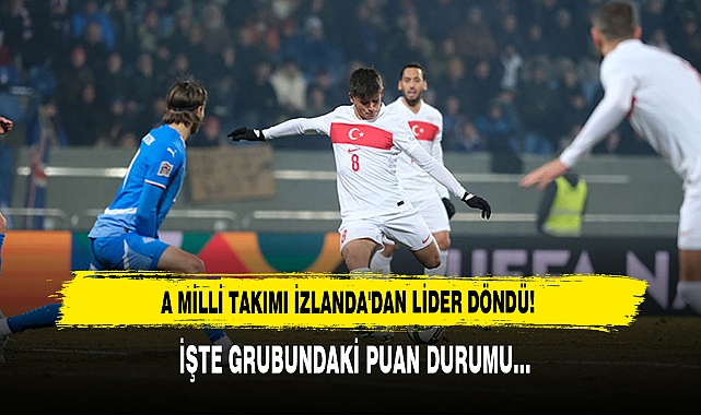 A Milli Takımı İzlanda'dan Lider Döndü!