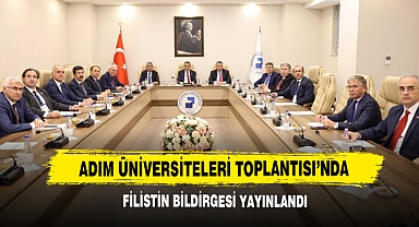 Adım Üniversiteleri Toplantısı’nda Filistin Bildirgesi Yayınlandı