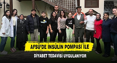 AFSÜ’de İnsülin Pompası İle Diyabet Tedavisi Uygulanıyor