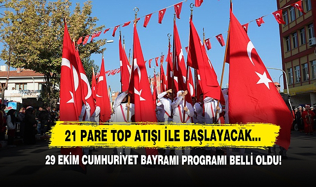Afyon’da 29 Ekim Cumhuriyet Bayramı Programı Belli Oldu!