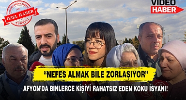 Afyon'da Binlerce Kişiyi Rahatsız Eden Koku İsyanı!