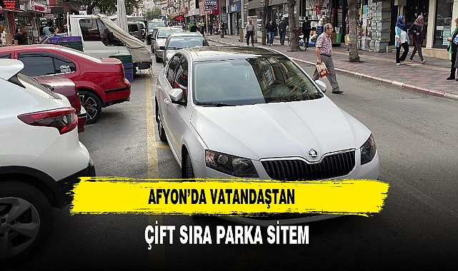 Vatandaştan Çift Sıra Parka Sitem