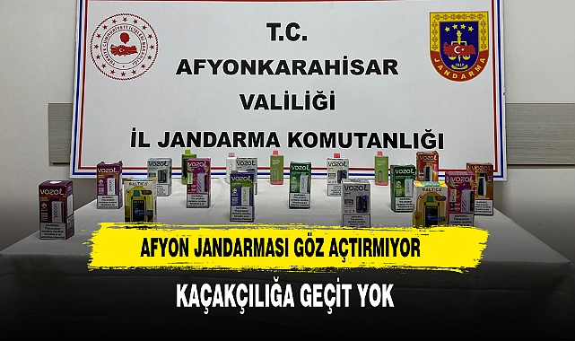 Afyon Jandarması Göz Açtırmıyor Kaçakçılığa Geçit Yok