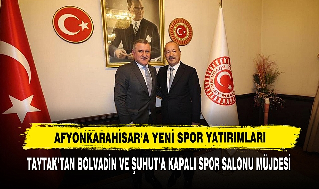 Afyonkarahisar’a Yeni Spor Yatırımları
