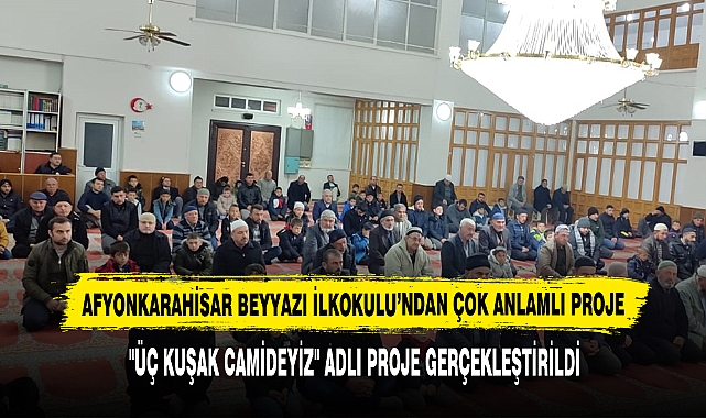 Afyonkarahisar Beyyazı İlkokulu’ndan Çok Anlamlı Proje