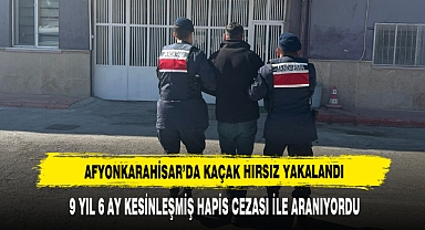 Afyonkarahisar’da Kaçak Hırsız Yakalandı