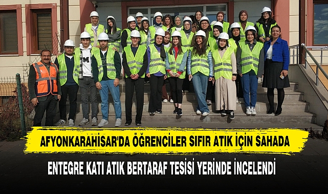 Afyonkarahisar'da Öğrenciler Sıfır Atık İçin Sahada