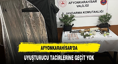AFYONKARAHİSAR'DA UYUŞTURUCU TACİRLERİNE GEÇİT YOK