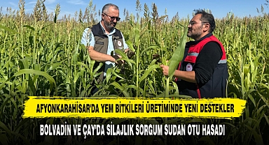 Afyonkarahisar'da Yem Bitkileri Üretiminde Yeni Destekler