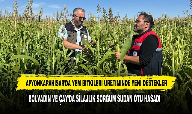 Afyonkarahisar'da Yem Bitkileri Üretiminde Yeni Destekler