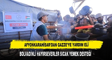 Afyonkarahisar’dan Gazze’ye Yardım Eli