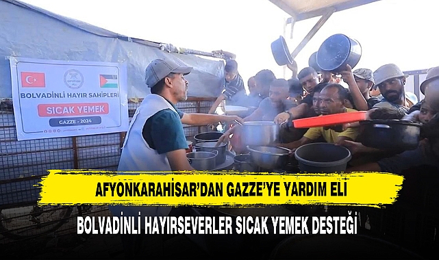 Afyonkarahisar’dan Gazze’ye Yardım Eli