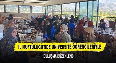 Afyonkarahisar İl Müftülüğü'nde Üniversite Öğrencileriyle Buluşma Düzenlendi