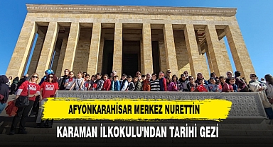 Afyonkarahisar Merkez Nurettin Karaman İlkokulu'ndan Tarihi Gezi