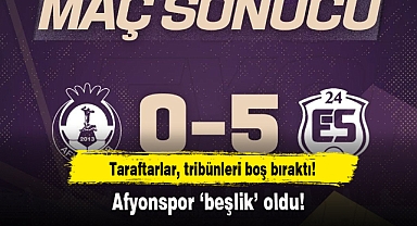 Afyonspor 'beşlik' oldu!