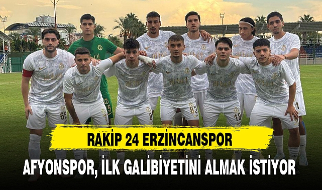 AFYONSPOR, İLK GALİBİYETİNİ ALMAK İSTİYOR