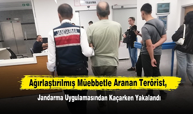 Ağırlaştırılmış Müebbetle Aranan Terörist, Jandarma Uygulamasından Kaçarken Yakalandı