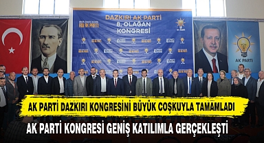 AK Parti Dazkırı Kongresini Büyük Coşkuyla Tamamladı