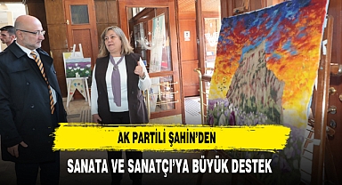 AK Partili Şahin’den Sanata ve Sanatçı’ya Büyük Destek