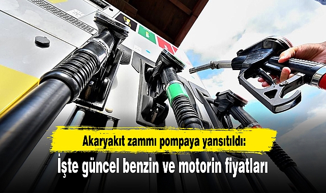 Akaryakıt zammı pompaya yansıtıldı