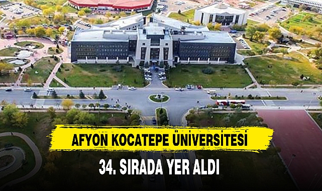 AKÜ 34. SIRADA YER ALDI