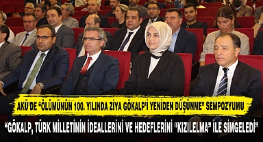 AKÜ’DE “ÖLÜMÜNÜN 100. YILINDA ZİYA GÖKALP’İ YENİDEN DÜŞÜNME” SEMPOZYUMU
