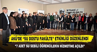 AKÜ’de “Su Dostu Fakülte” Etkinliği Düzenlendi