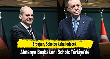 Almanya Başbakanı Scholz Türkiye'de