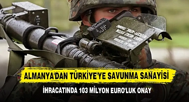 Almanya'dan Türkiye'ye Savunma Sanayisi İhracatında 103 Milyon Euro'luk Onay