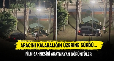 Aracını Kalabalığın Üzerine Sürdü!