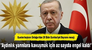 "Aydınlık yarınlara kavuşmak için az sayıda engel kaldı"
