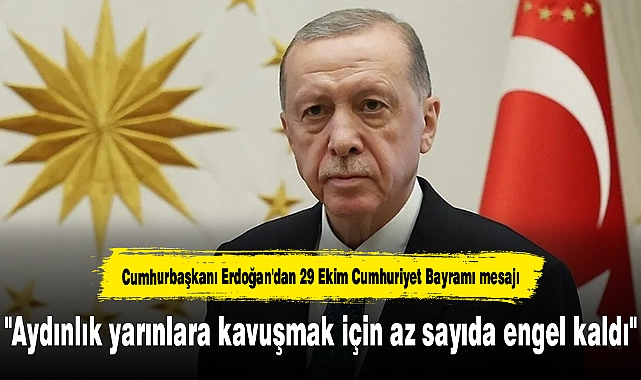 "Aydınlık yarınlara kavuşmak için az sayıda engel kaldı"