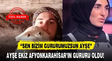 AYŞE EKİZ AFYONKARAHİSAR'IN GURURU OLDU!